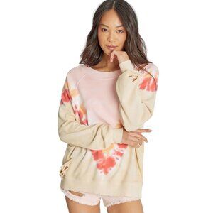 Wildfox Pink and Orange Tie-Dye Sweatshirt
